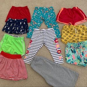 Ten girls summer shorts Size 7-8